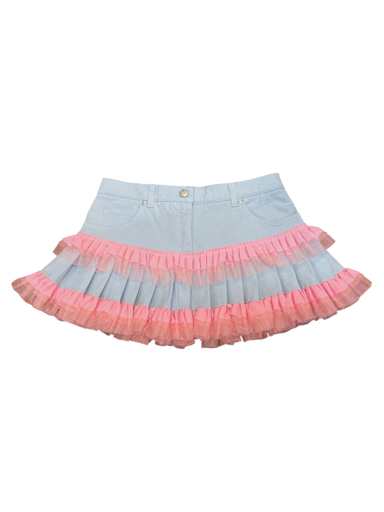 INDYANNA LIGHT BLUE LIGHT PINK SKIRT