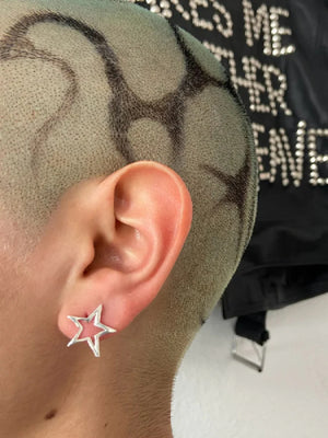 KICK IN THE EYE UR A STAR EARRINGS PAIR