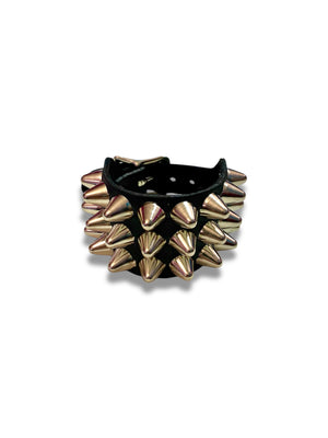 FUNK PLUS BUCKLE BRACELET 3 ROW SPIKES BC170