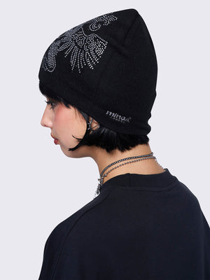 MINGA LONDON SKULL RHINESTONES BEANIE