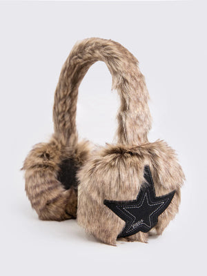 MINGA LONDON FUZZY STAR EARMUFFS