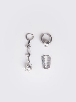 MINGA LONDON SPIKED ARSENAL EARRING SET