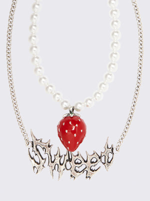 MINGA LONDON SWEETBERRY PEARL NECKLACE SET