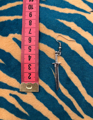 KNIFE ON HOOK EARRING