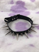 EXIT CHOKER DIFFERENT SPIKES BLACK