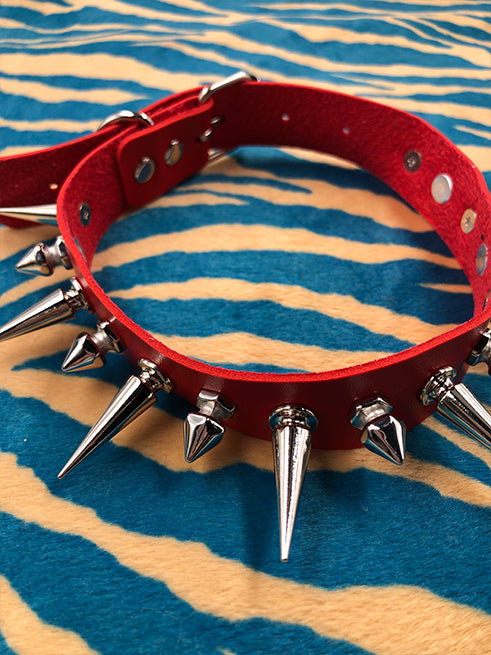 EXIT CHOKER DIFFERENT SPIKES RED