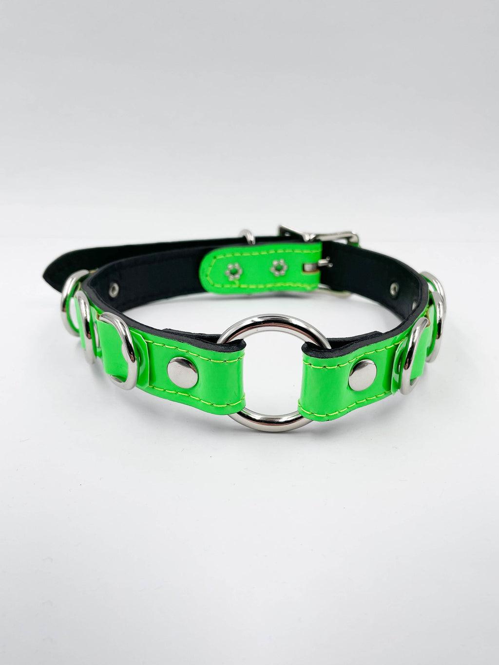 FUNK PLUS GREEN O RING AND D RING CHOKER – Coexist Berlin