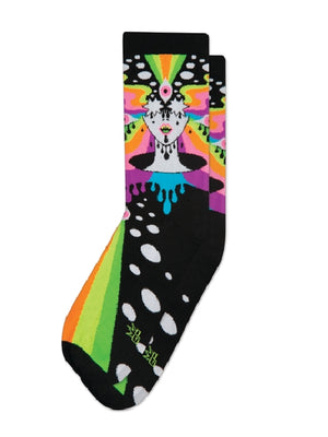 GUMBALL POODLE X OLIVER HIBERT FACE SOCKS